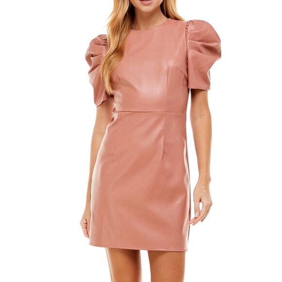NWOT | TCEC Puff Sleeve Mini Dress – Mauve – S, M – CD01748 - Picture 1 of 5